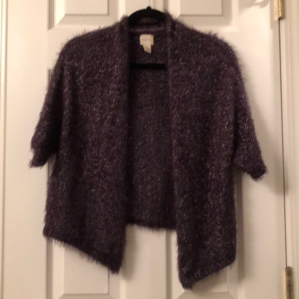 Fuzzy cardigan